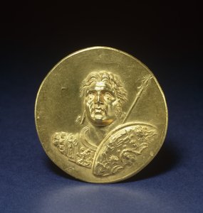 Medallón con Alejandro Magno, c.215-243